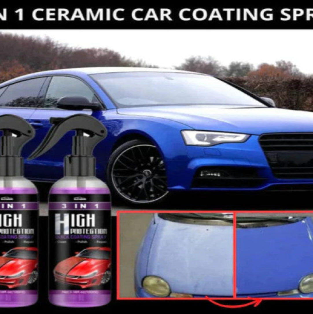 3 in 1 Car Shine/Scratch Spray ( Buy One Get One Free ) .