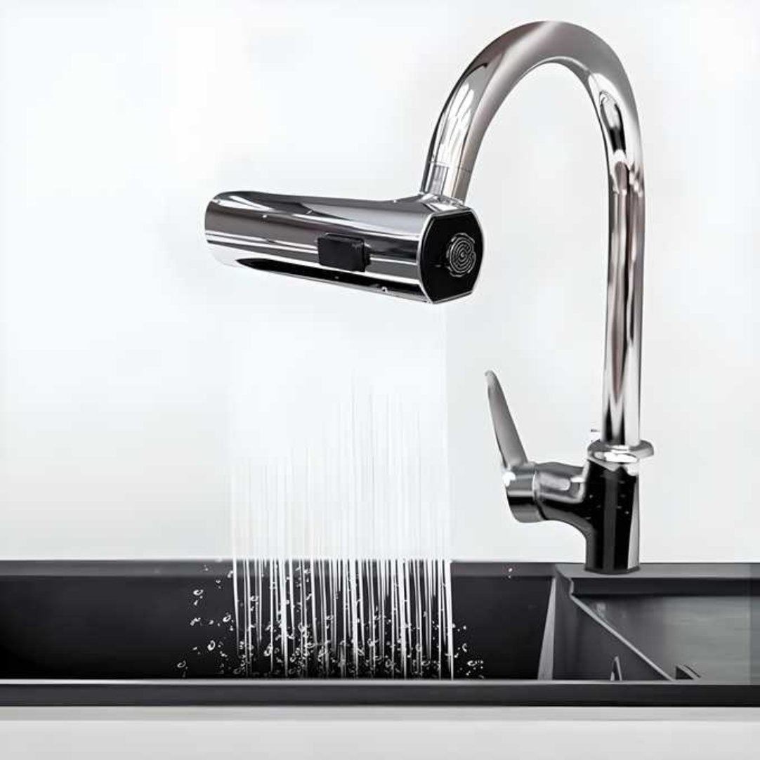 3 in 1 , 360 Waterfall Kitchen Faucet, Touch Faucet, Extender for Kitchen Sink .