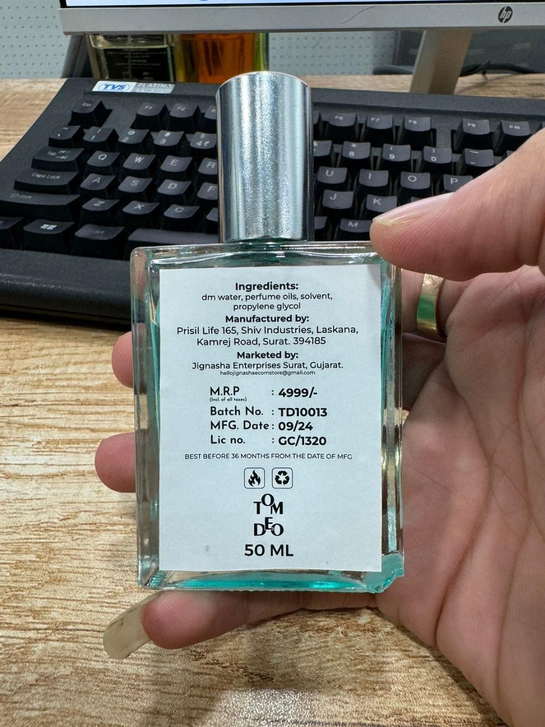 Tom Deo 34 Boulevard German Perfume 100ML Pack of 2 ( Buy One Get One Free )