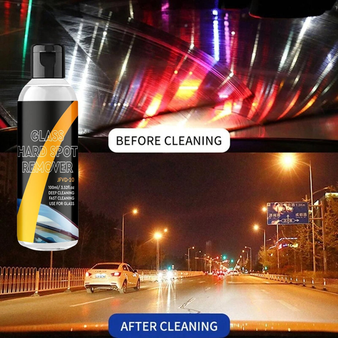Car Glass Oil Film Cleaner (Buy One Get One Free )