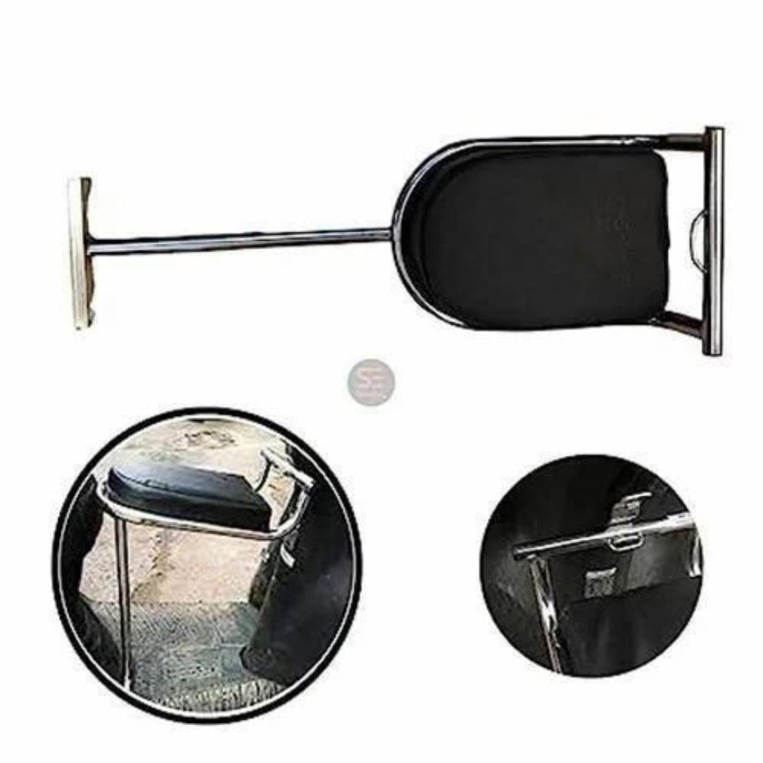 Car side mirror with close-up insets on a white background