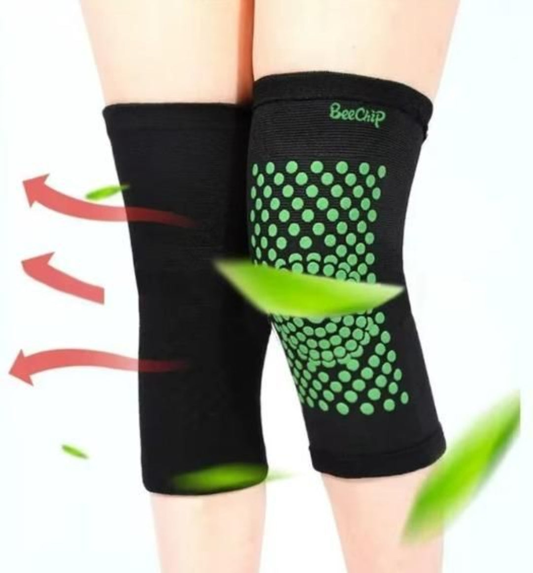 Coldproof Heating Knee Brace Elastic Knit Sport Joint Protection Knee Brace Sleeve .
