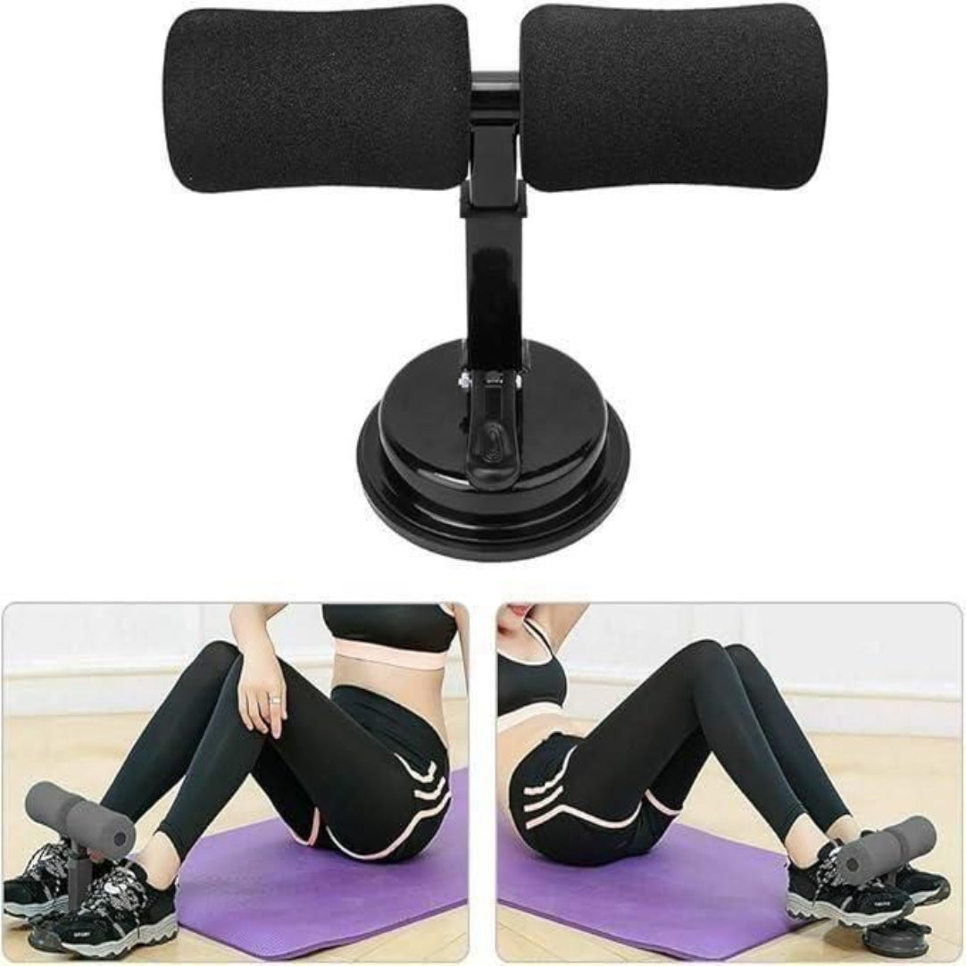 Sit Up Assistant Device Bar, Abs Master, Crunches Equipment , Gym Equipment for Home Workout , Abdominal Push Up  Fitness Exercise Device with Self Suction, Adjustable & Portable -Multicolor.
