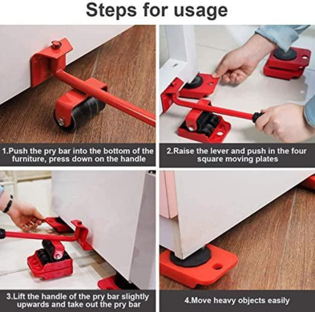 Furniture Lifter -Furniture Lifter Mover Tool Set Heavy Duty Furniture Shifting Lifting Moving . Tool with Wheel Pads