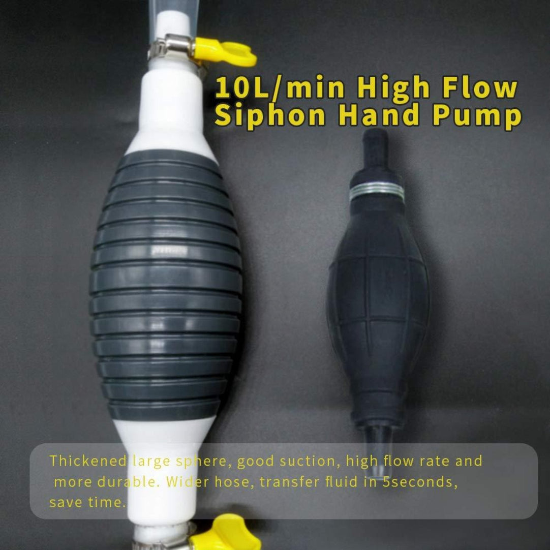 Newest High Flow Siphon Hand Pump Portable Manual Car Fuel Transfer Pump .