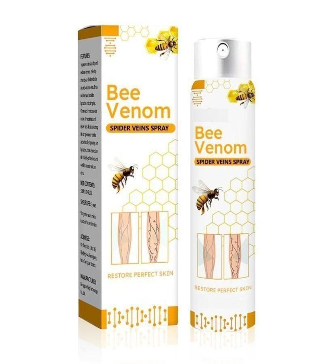 Bee Venom Spider Veins Spray  BUY ONE GET ONE FREE .