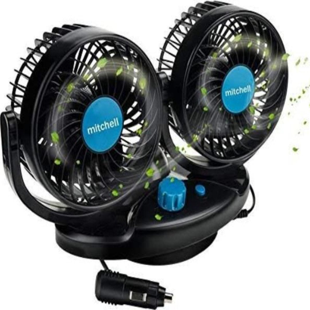 Car Air Circulation Fan 360, Rotatable Auto Car Cooling Fan .