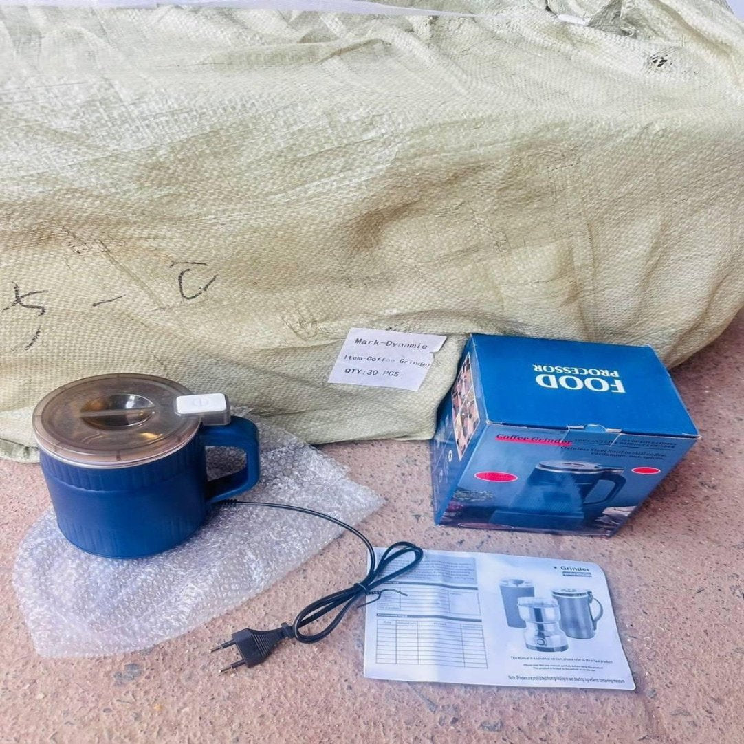 Stainless Steel Herbs Spices Nuts Grain Coffee Grinder for Home .