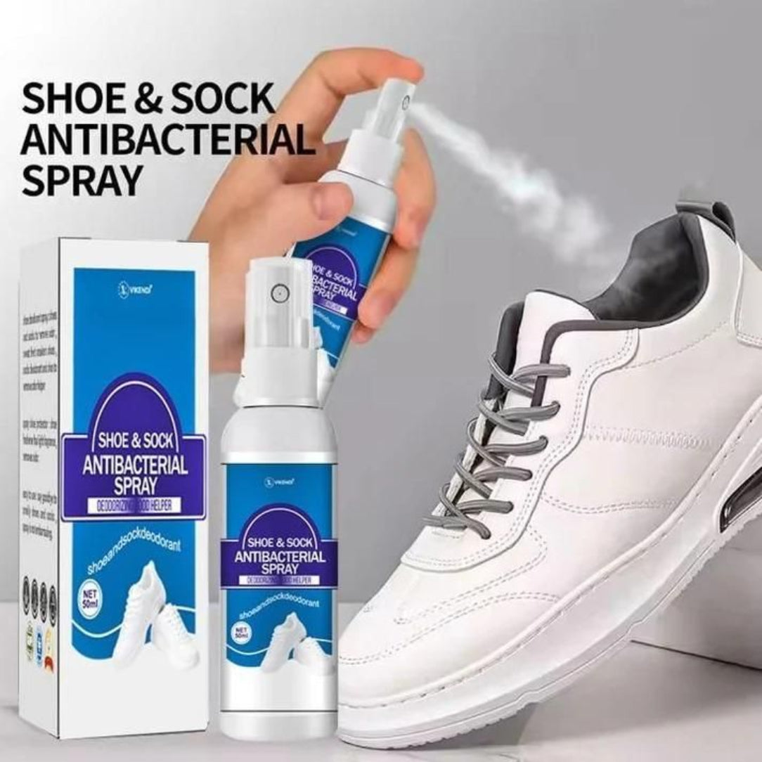 Antibacterial Shoe & Sock Deodorant Spray 60ml  ( Buy One Get One Free )