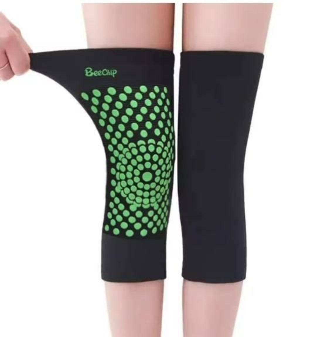 Coldproof Heating Knee Brace Elastic Knit Sport Joint Protection Knee Brace Sleeve .