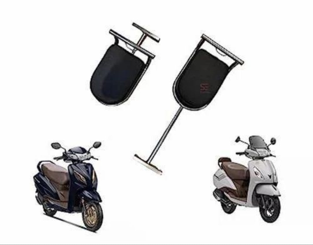 Two scooter mirrors with a white background