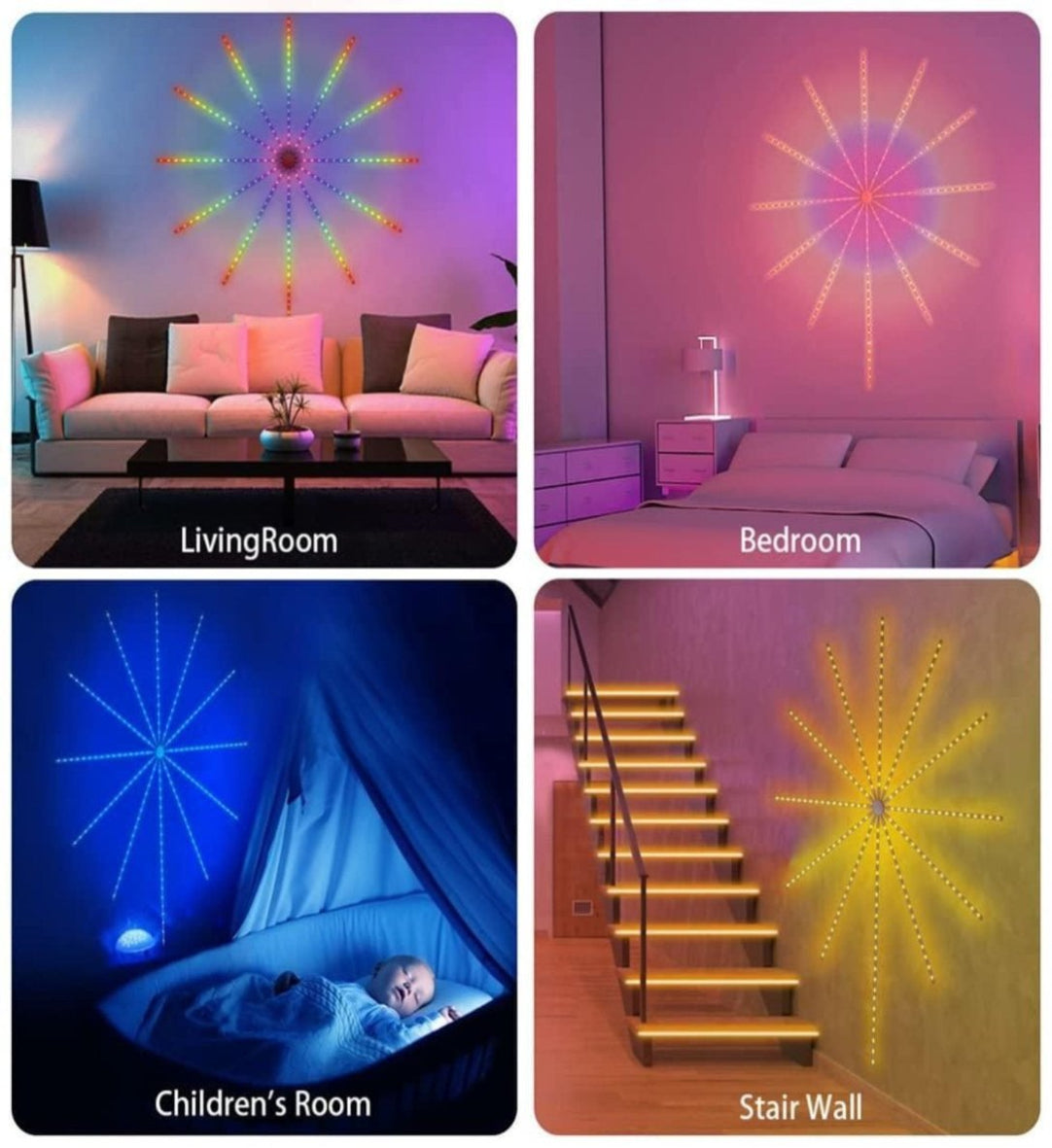 LED Fireworks Light .