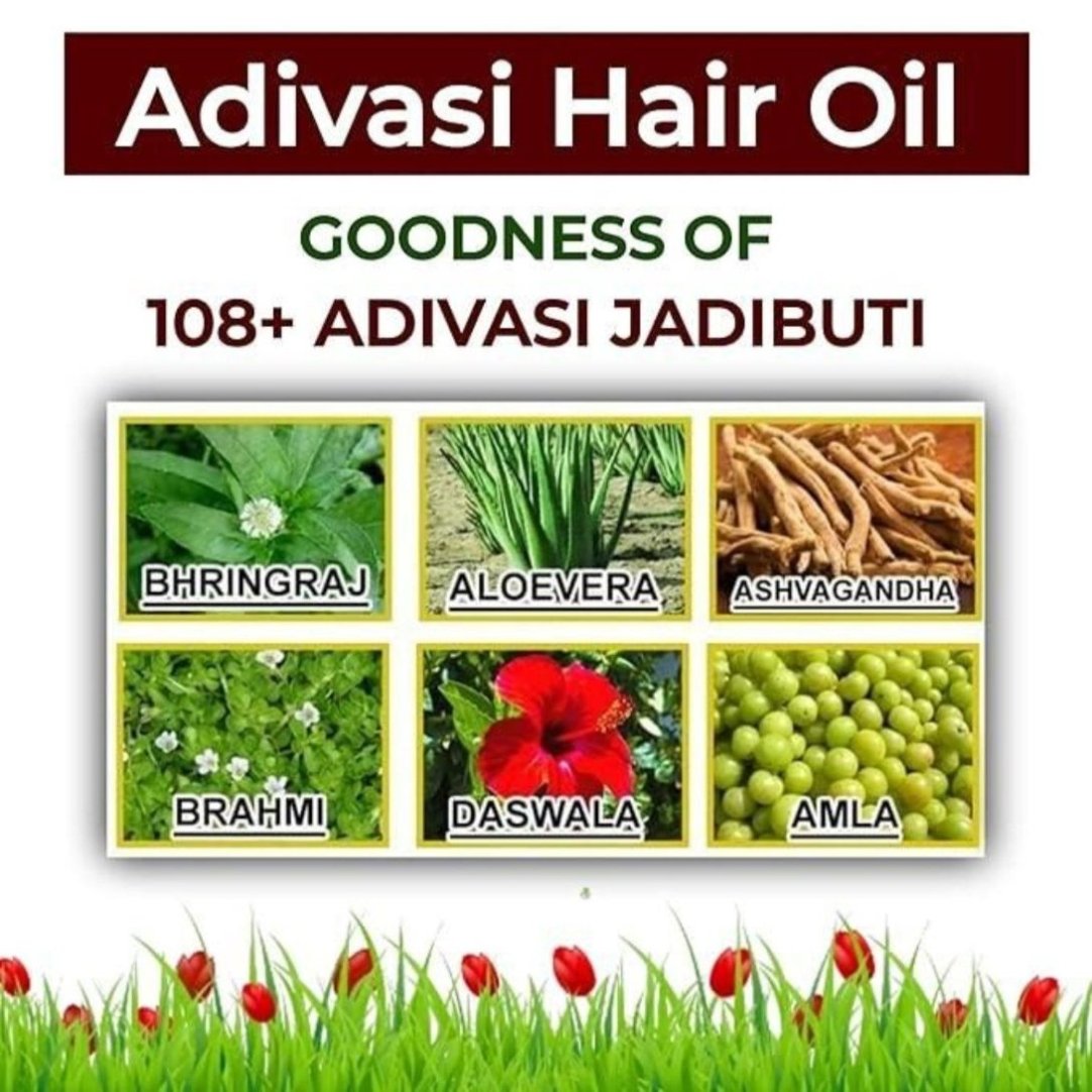 Adivasi Neelgiri Herbal Hair Oil 125ML (BUY ONE GET ONE FREE)