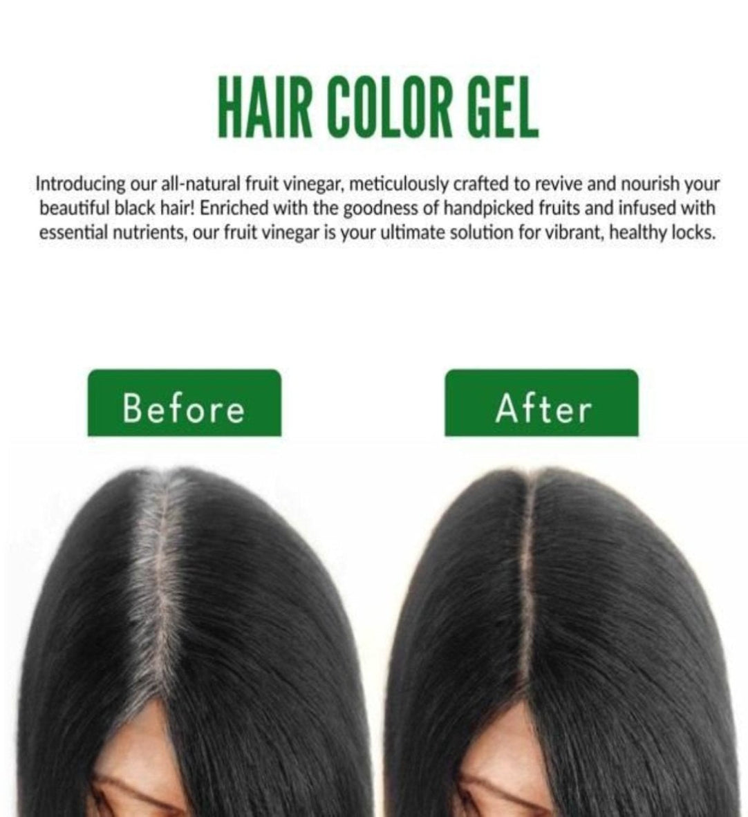 Hair Color Gel - 100% Gray Hair Coverage 125ML (BUY ONE GET ONE FREE)