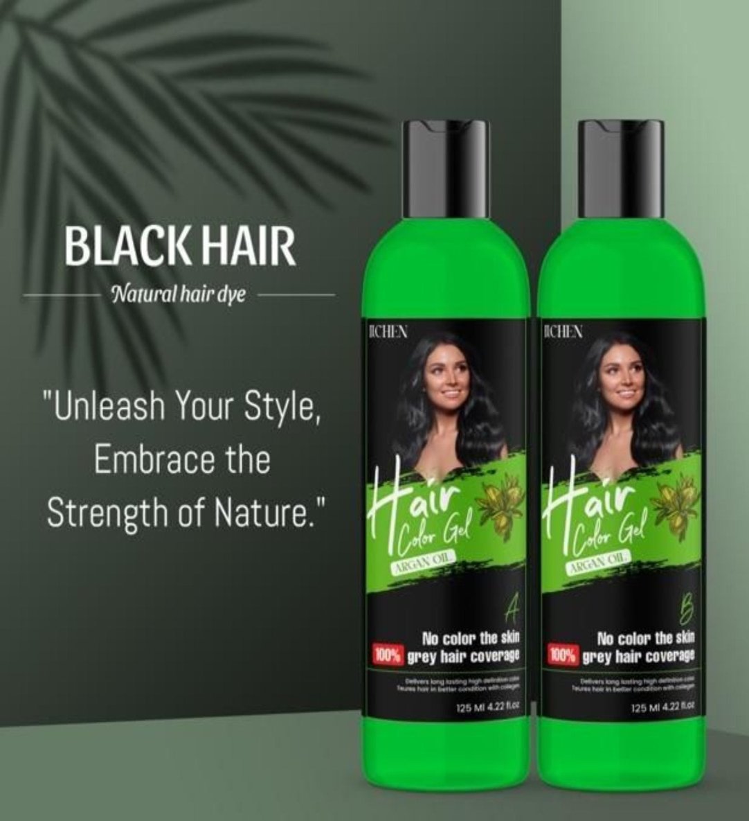 Hair Color Gel - 100% Gray Hair Coverage 125ML (BUY ONE GET ONE FREE)