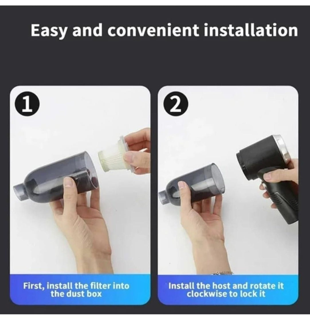 Vacuum Suction Cleaner Portable Air Duster Wireless .