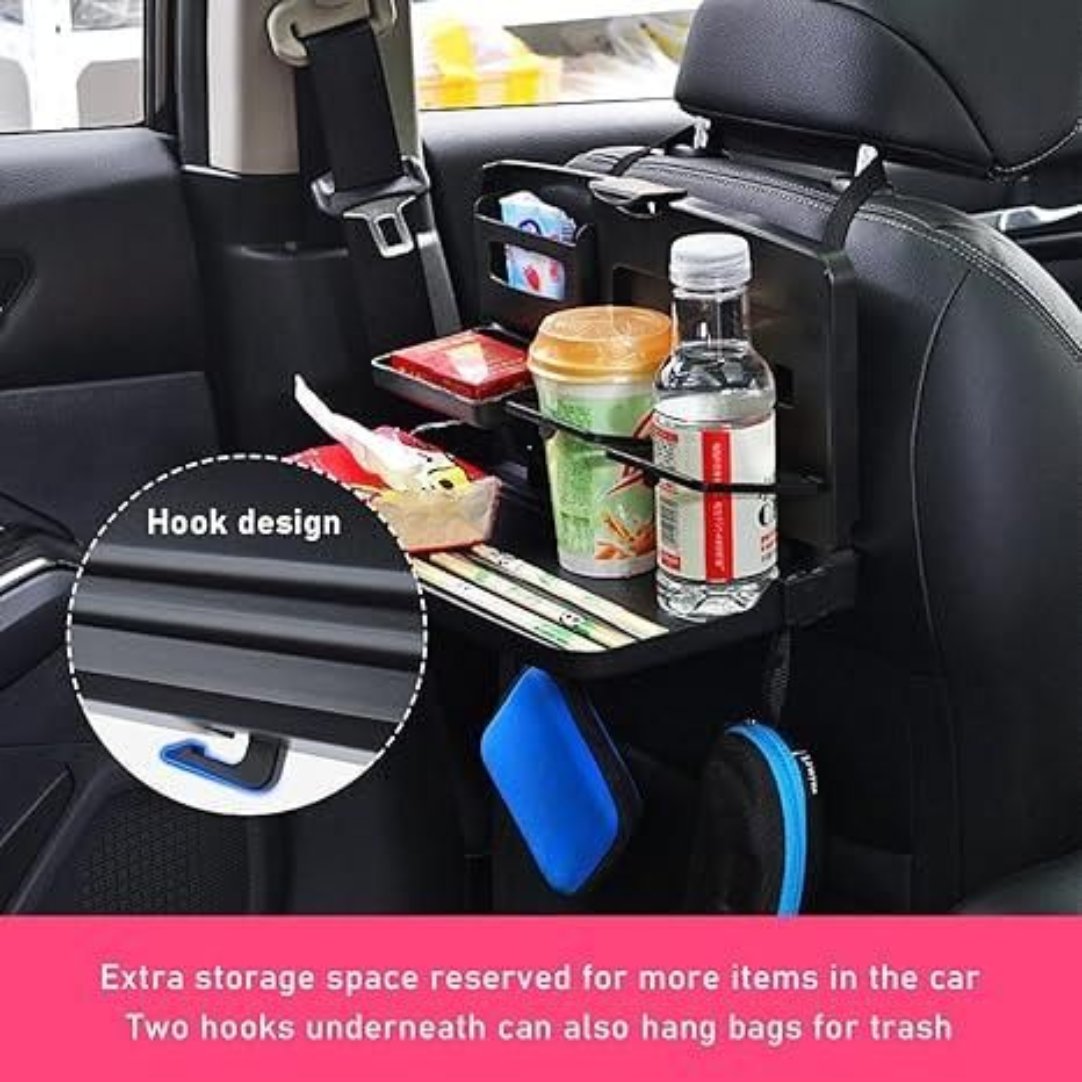 Car Travel Foldable Dining Food Tray .