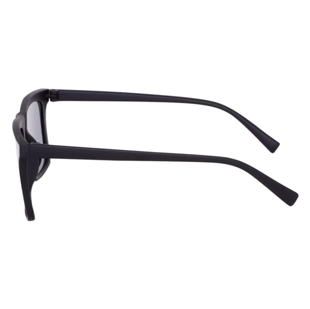Black eyeglasses on a white background