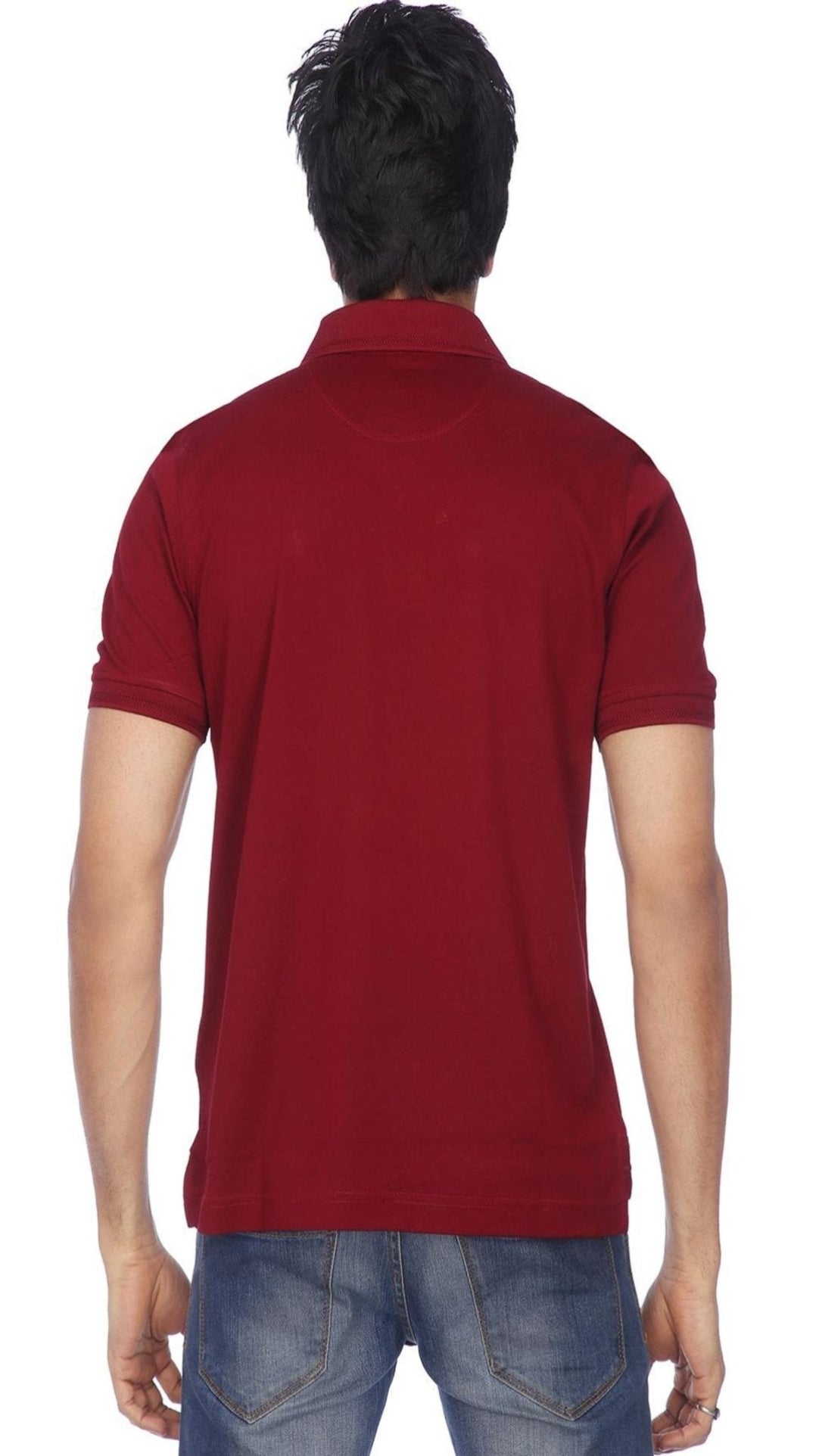 Poly Cotton Solid Half Sleeves Mens Polo T-shirt (Buy Two Get One Free )