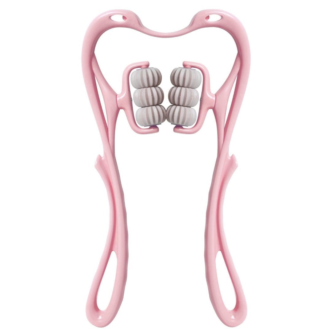 6 Wheel Dual Pressure Point Cervical Neck Massager Pinpoint Roller Neck Spine Massage Tool