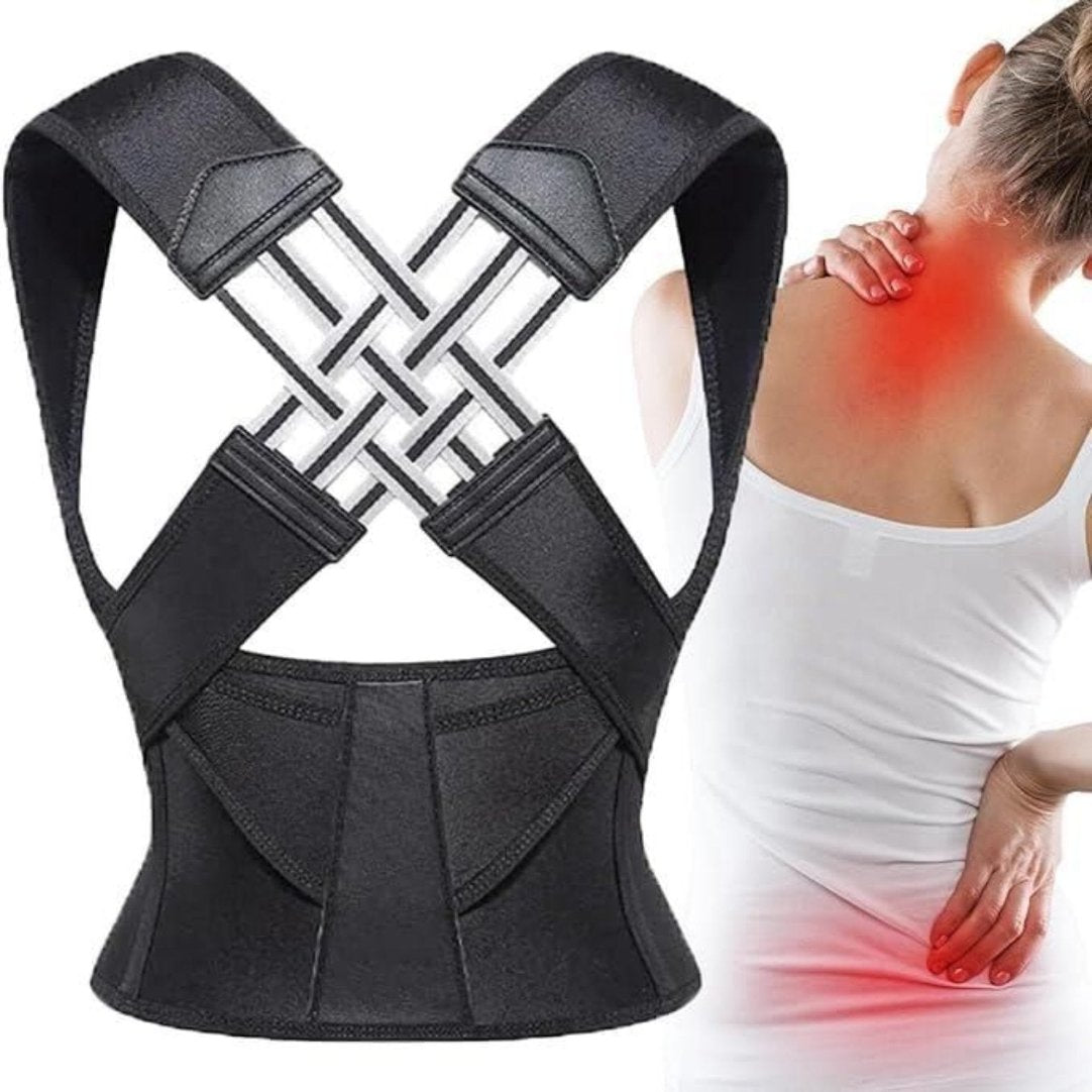 Adjustable Back Posture Corrector/ Slouching Relieve Pain Belt Women Men .