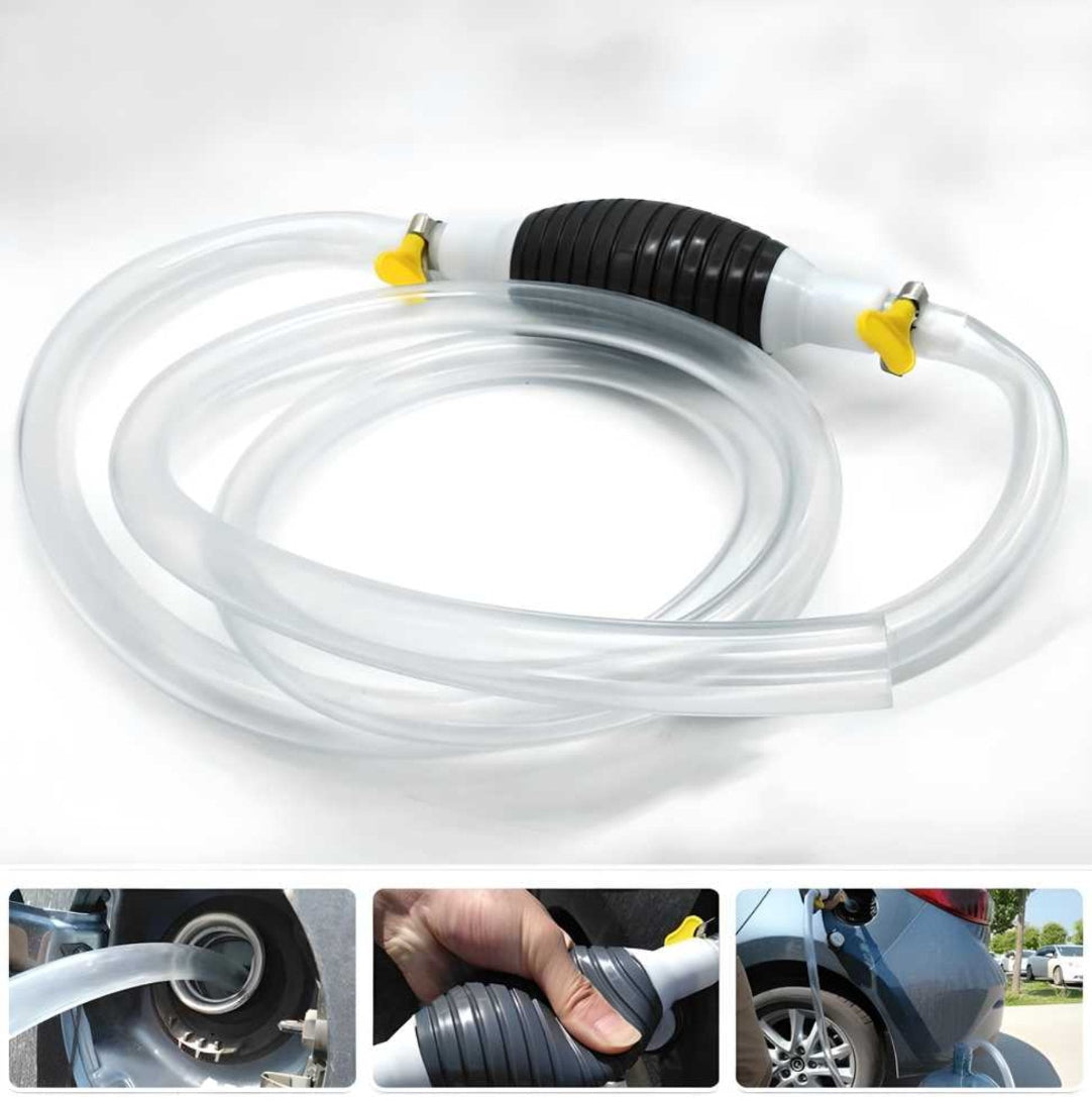 Newest High Flow Siphon Hand Pump Portable Manual Car Fuel Transfer Pump .