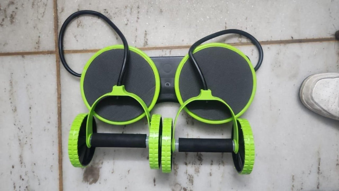 Wheel Roller for Core Workouts, Abdominal Roller Wheel with Knee Pad .