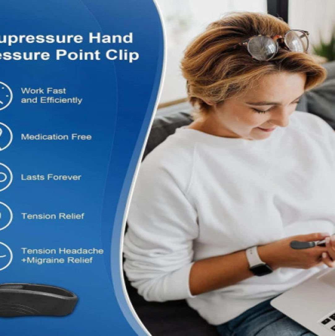 2 Pcs Sugar Control Li4 Acupressure Point Clip for Diabetics Stress Relief Buy One Get One Free