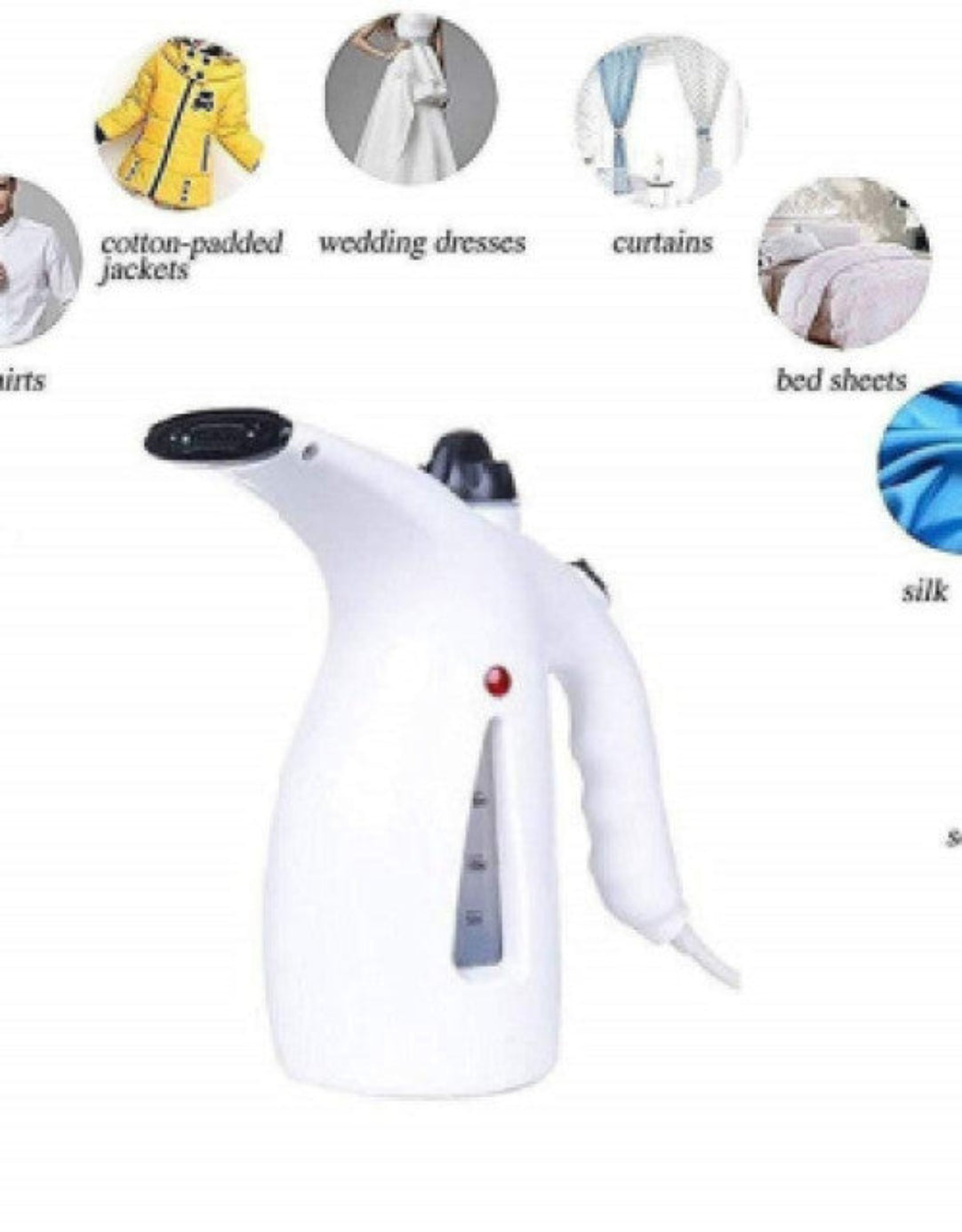 Steamer-4 In 1 HandHeld Garment Steamer & Beauty Facial Steamer .