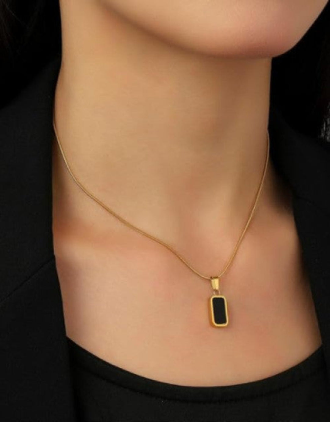 Double Sided Anti Tarnish Gold Plated Stainless Steel Necklace Chain