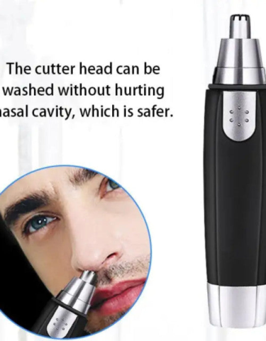 Nose Hair Trimmer Nose Hair Scissors Shaving Hair Removal Tool For Men and Women .