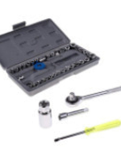 40 In 1 Pcs Tool Kit & Screwdriver, Socket, Wrench Set .
