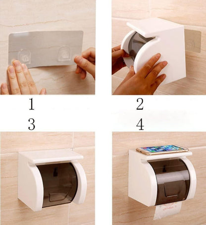Toilet Paper Holder,Self-Adhesive roll Holder Paper .