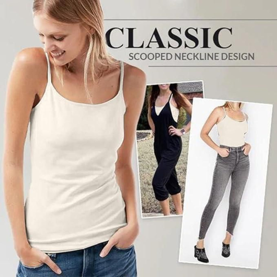Women's Loose Cami with Built-in Tank Top (Buy One Get One Free )