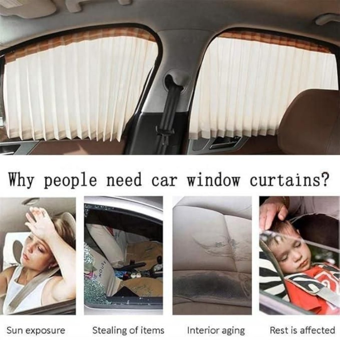 Car Thermal Magnetic Window Sunshield 4 Pcs .