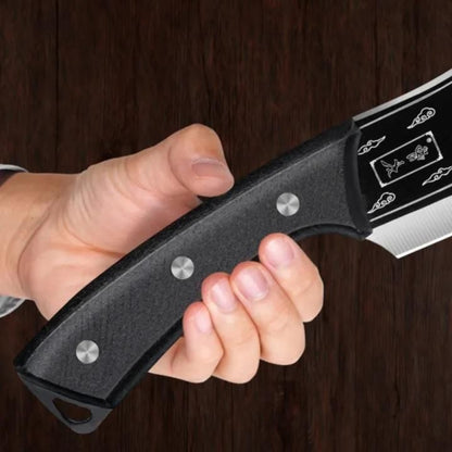 Dragon Chopping Knife Stainless Steel Blade .