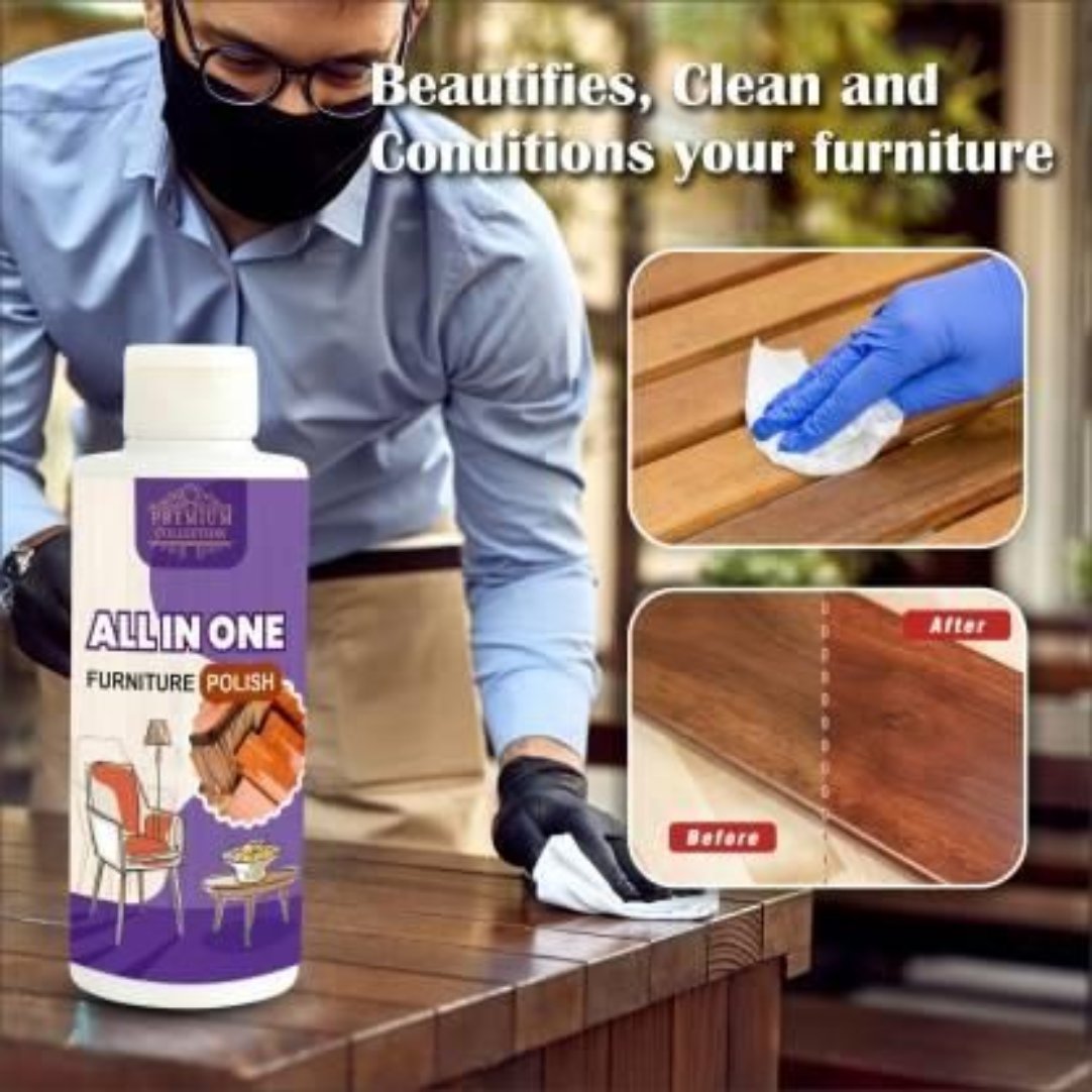 Polish Furniture Cleaner Shiner Floor Coating Paint Wood 100ML (Buy Two Get One Free )