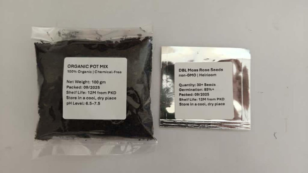 Two packages of organic pet food on a white background