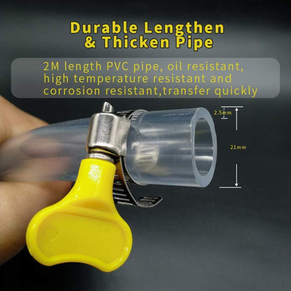 Newest High Flow Siphon Hand Pump Portable Manual Car Fuel Transfer Pump .