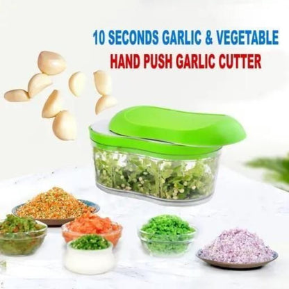 Manual Hand Push Chopper Slicer Container .