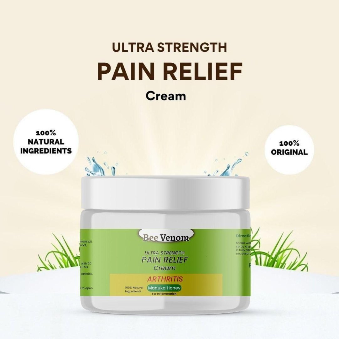 Bee Venom Ultra Strength Pain Relief Cream 100gram ( Buy One Get Two Free )