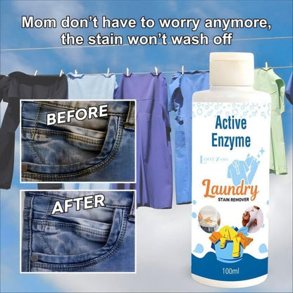 Active Enzyme Laundry Stain Remover (Buy One Get One Free )