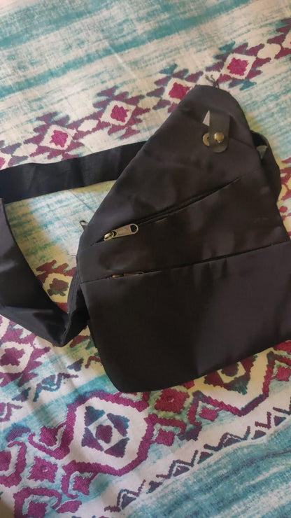 Mens Lightweight Crossbody Chest Sling Bags .