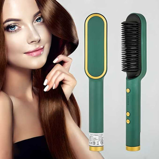 Professional Electric Hair Straightener Comb Brush .