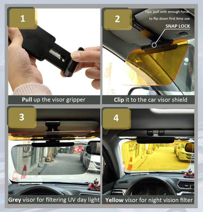 Car Sun Visor Anti-Glare Extension