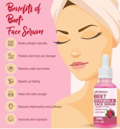 Beet Vitamin A Face Serum 60ml Buy One Get One Free .