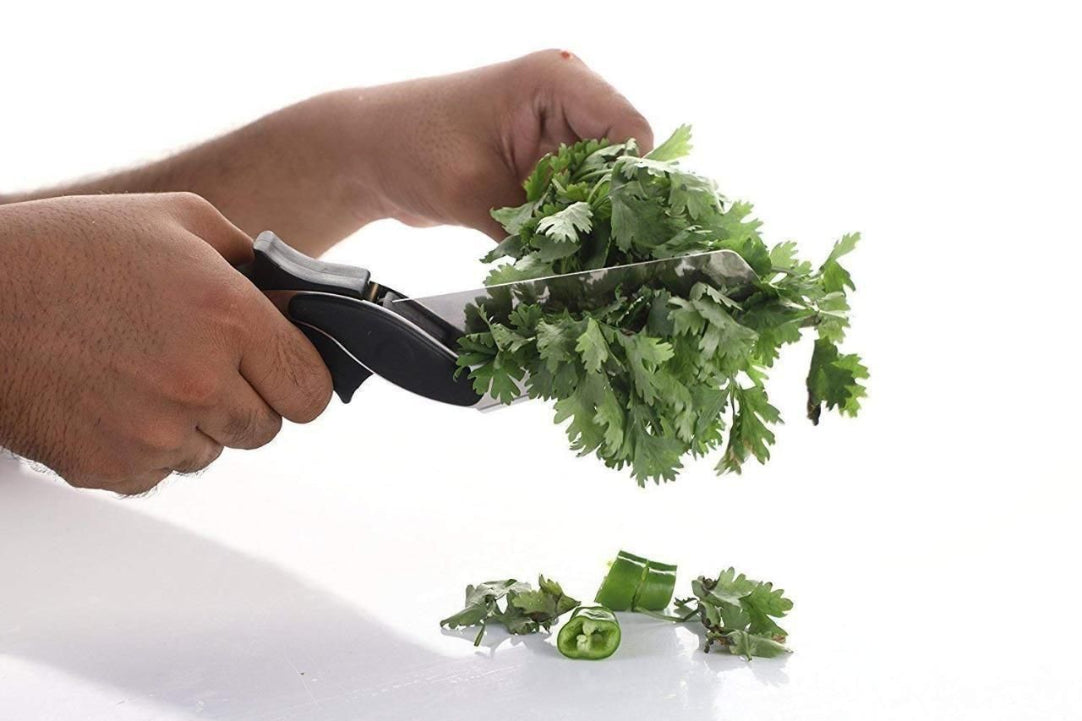 Clever Cutter - 2 in 1 Kitchen Knife .