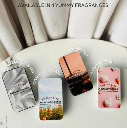 Smells Like a Warm Hug Solid Perfumes .