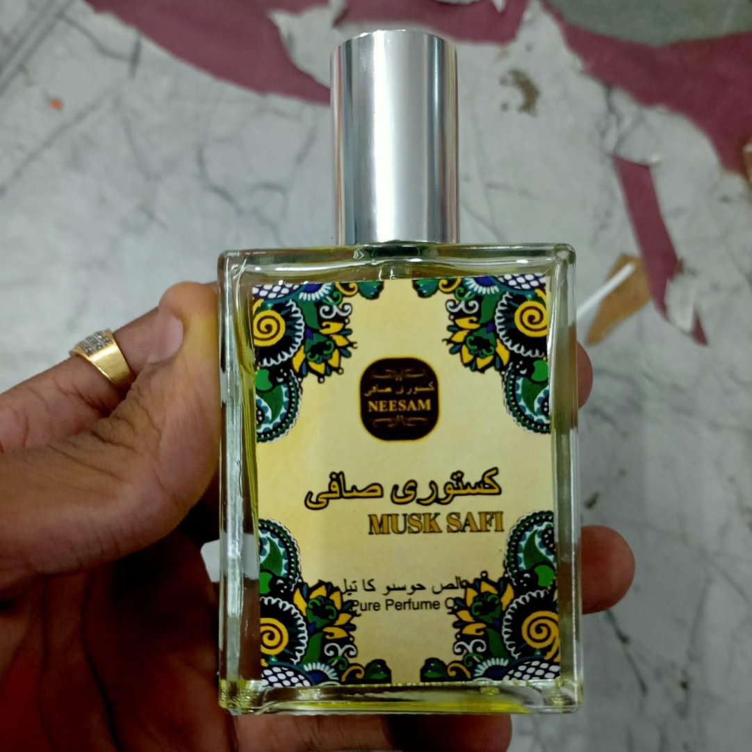 Musk Safi Pure Perfume Oil 50ML (Buy One Get One Free )