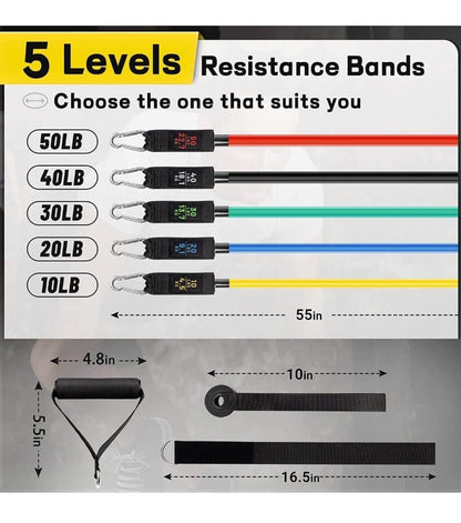 Resistance Band Set for Heavy Workout .